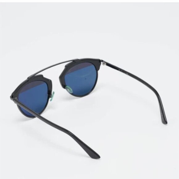 Dior Black and Blue Mirror So Real Aviator Sunglasses - Picture 2 of 3